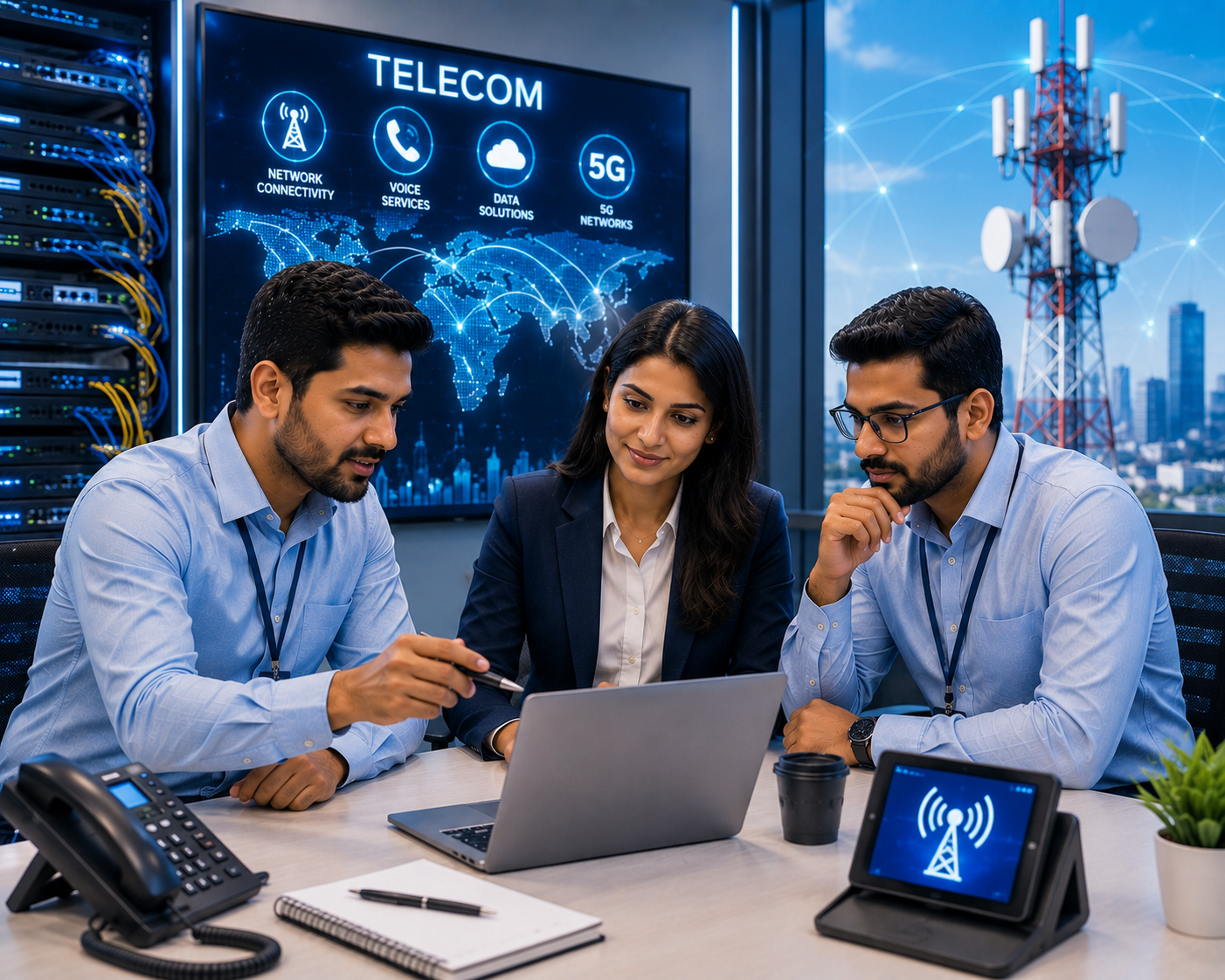 Telecom staffing